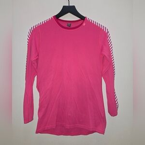 Helly Hansen LIFA Active Stripe Crew Top - Pink Medium Women